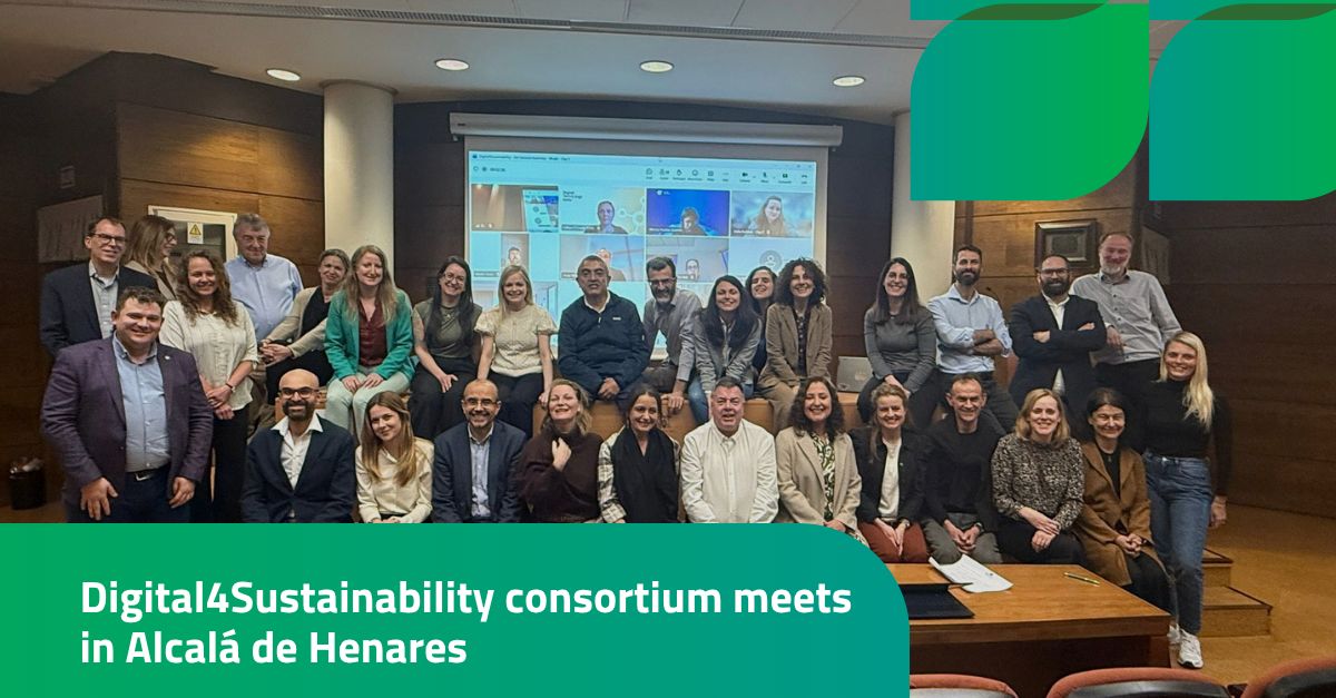 Digital4Sustainability consortium meets in Alcalá de Henares to drive project progress